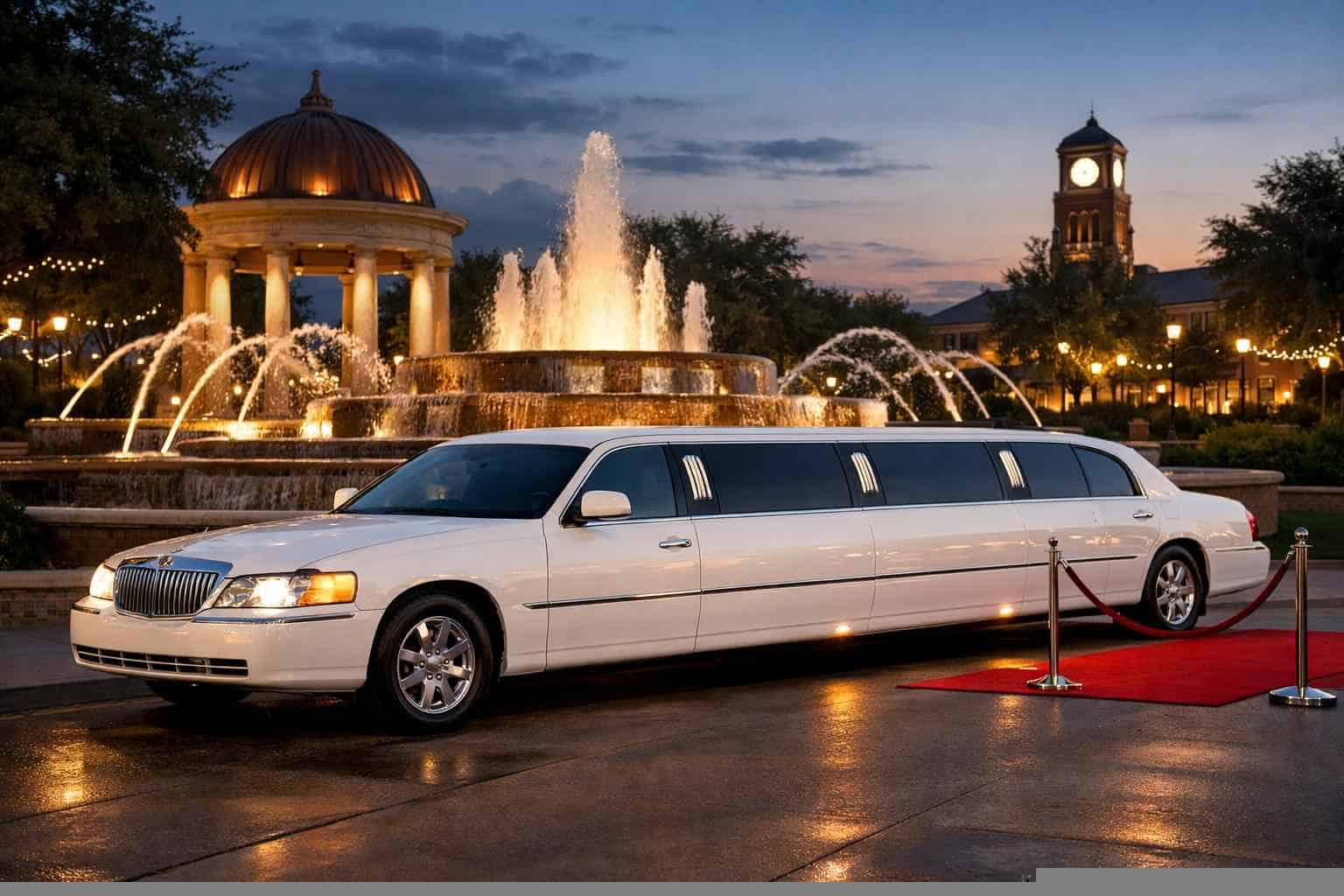 White Limo Rental Garland TX