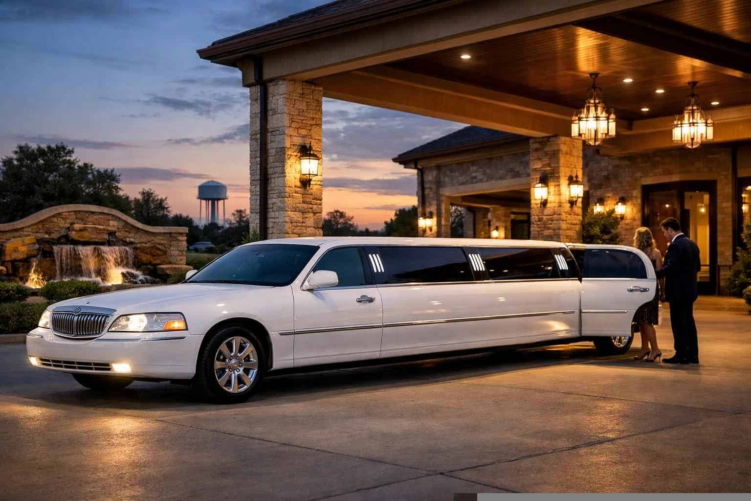 White Limo Rental Near Me Balch Springs TX