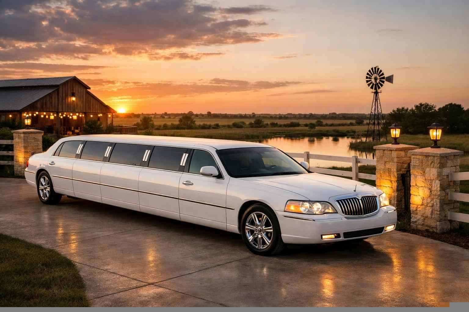 White Limo Rental Near Me Celina TX