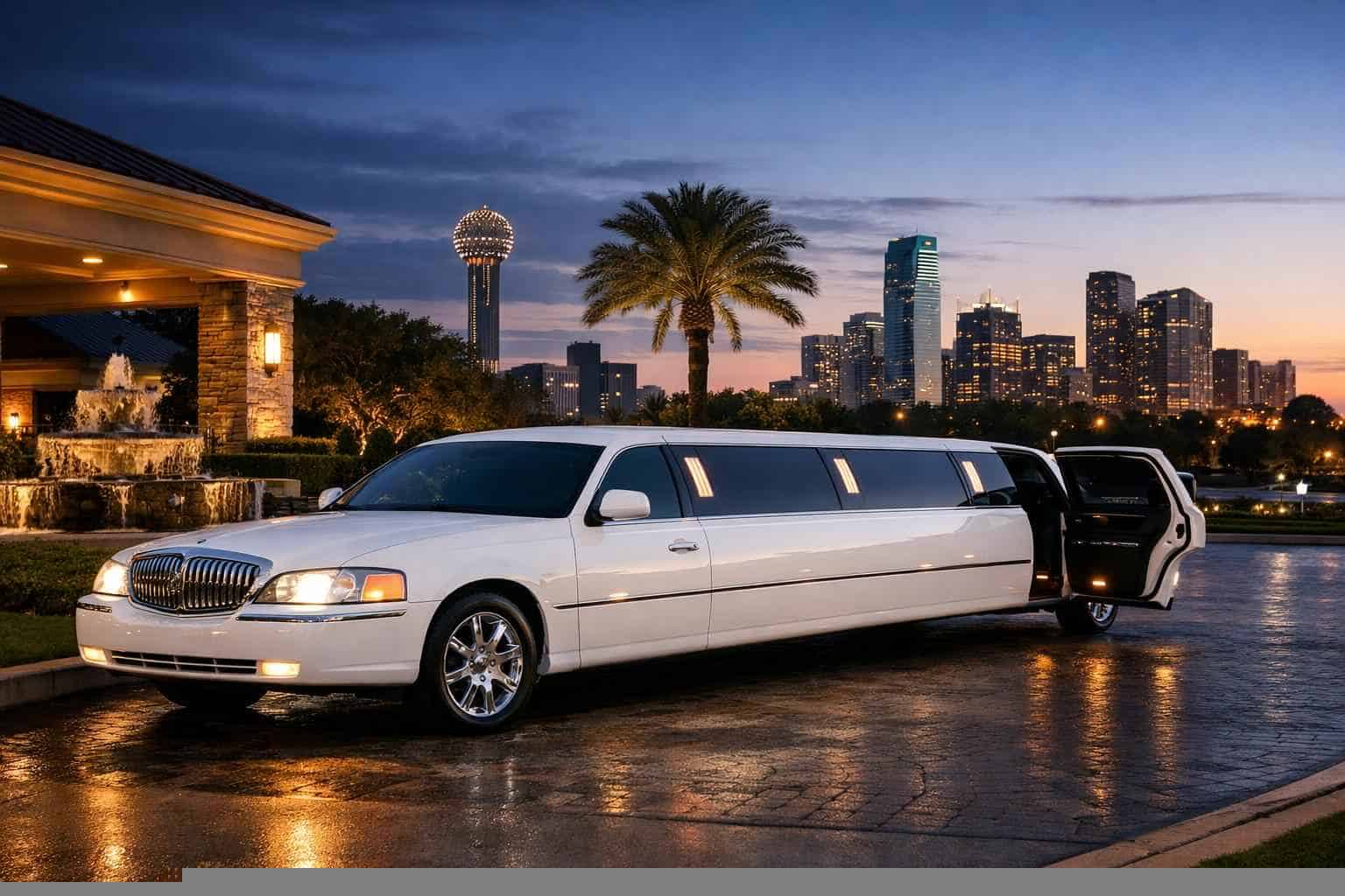 White Limo Rental Near Me Duncanville TX