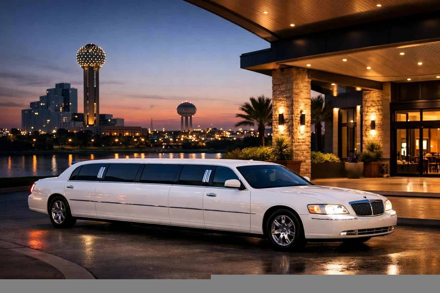 White Limo Rental Near Me Grand Prairie TX