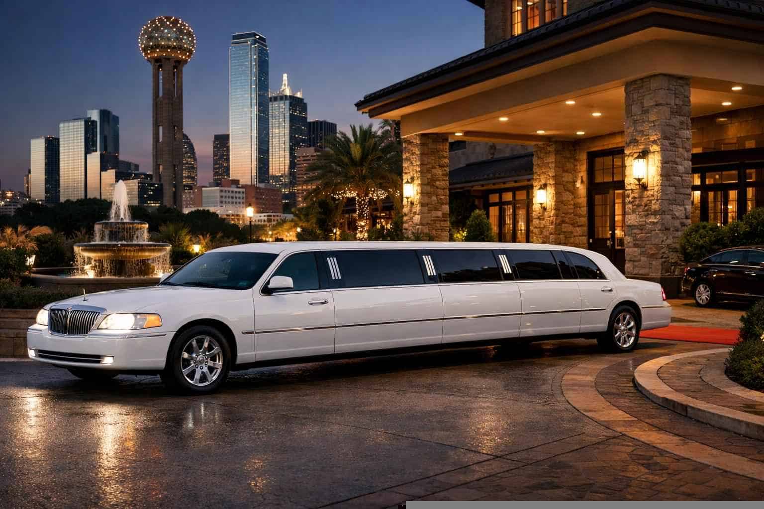 White Limo Rental Near Me Mesquite TX