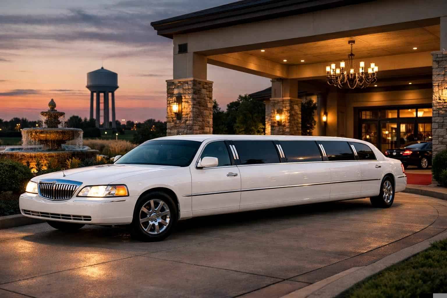 White Limo Rental Near Me Sachse TX