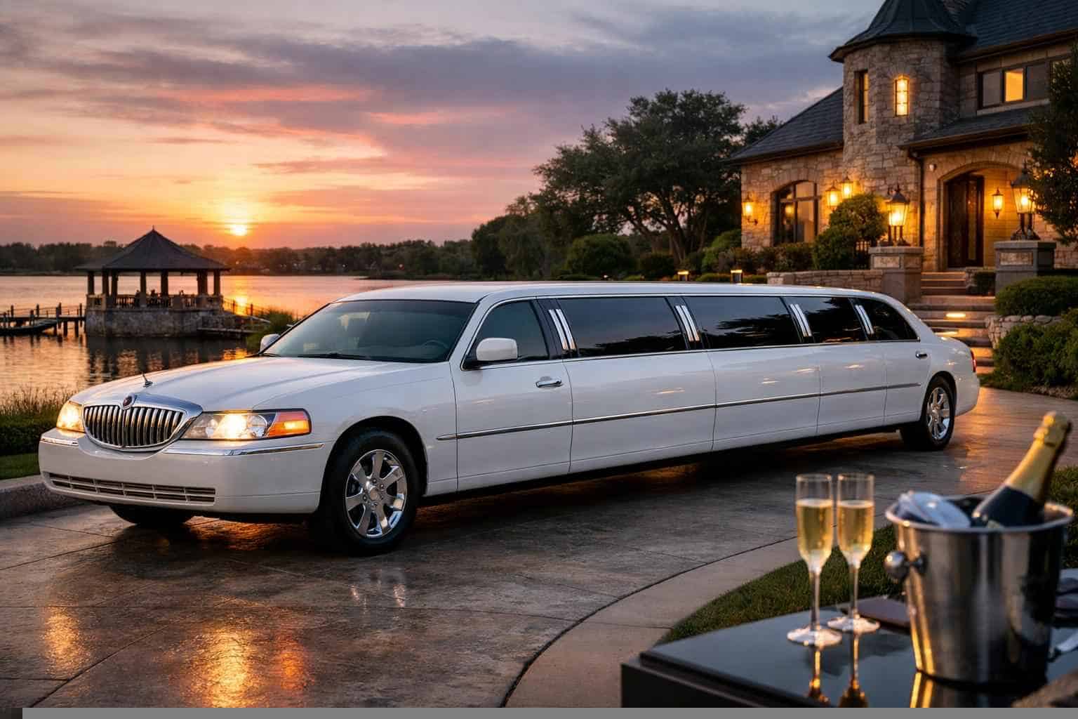 White Limo Rental Near Me Wylie TX