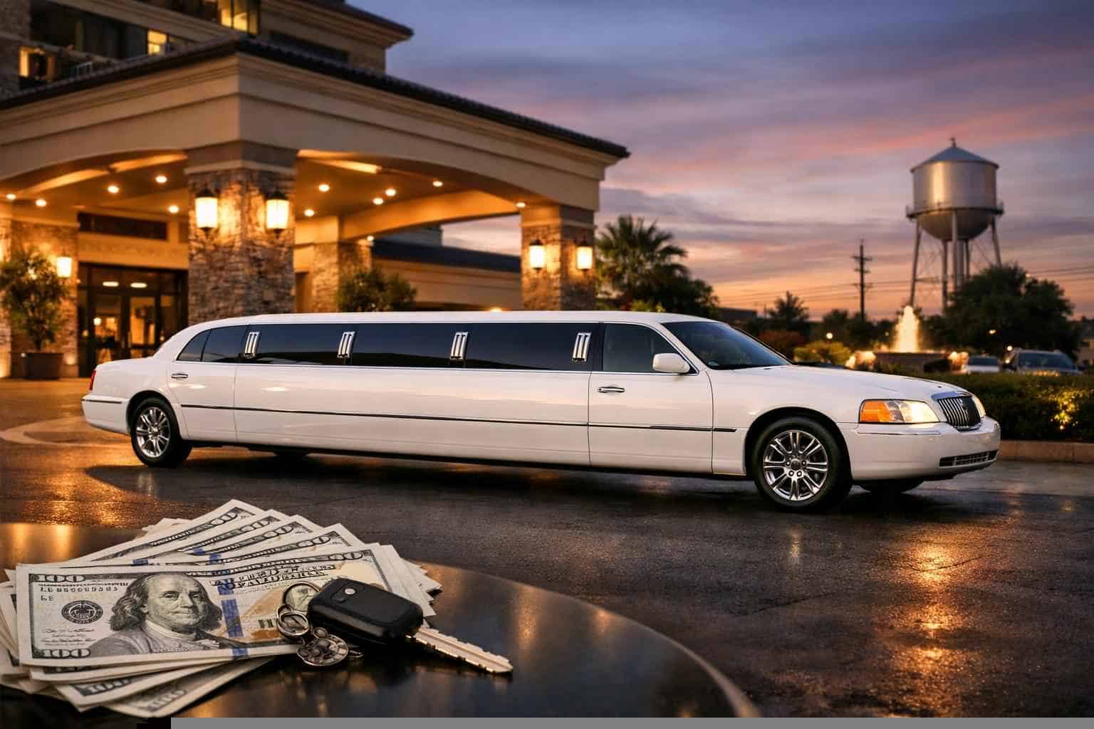 White Limo Rental Prices in Balch Springs TX