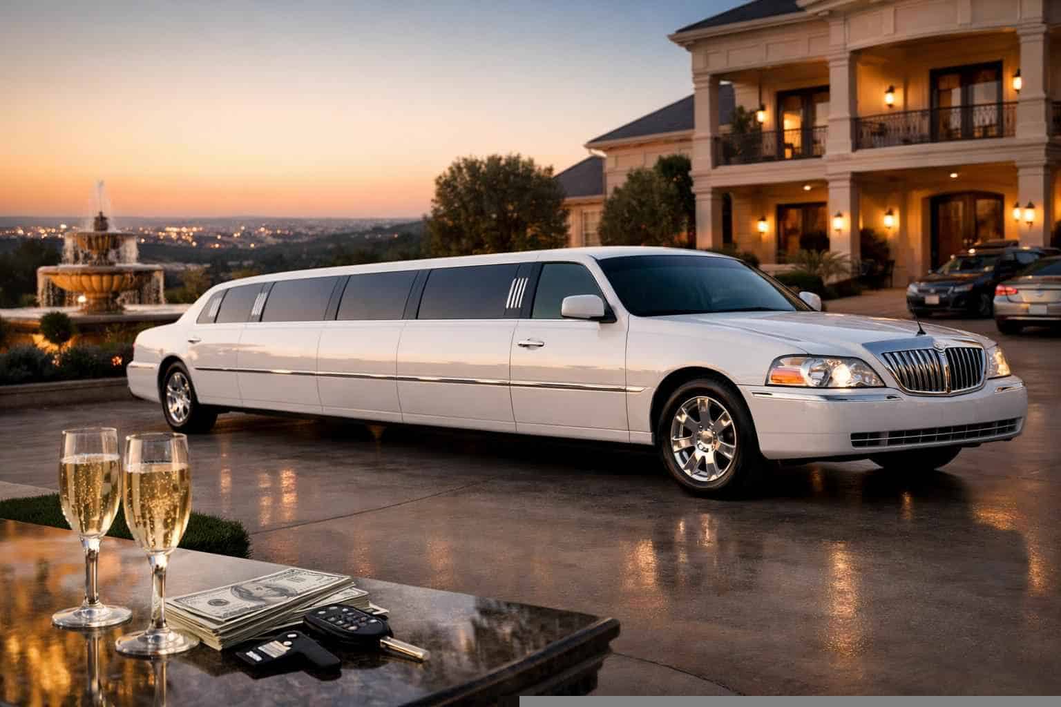 White Limo Rental Prices in Cedar Hill TX