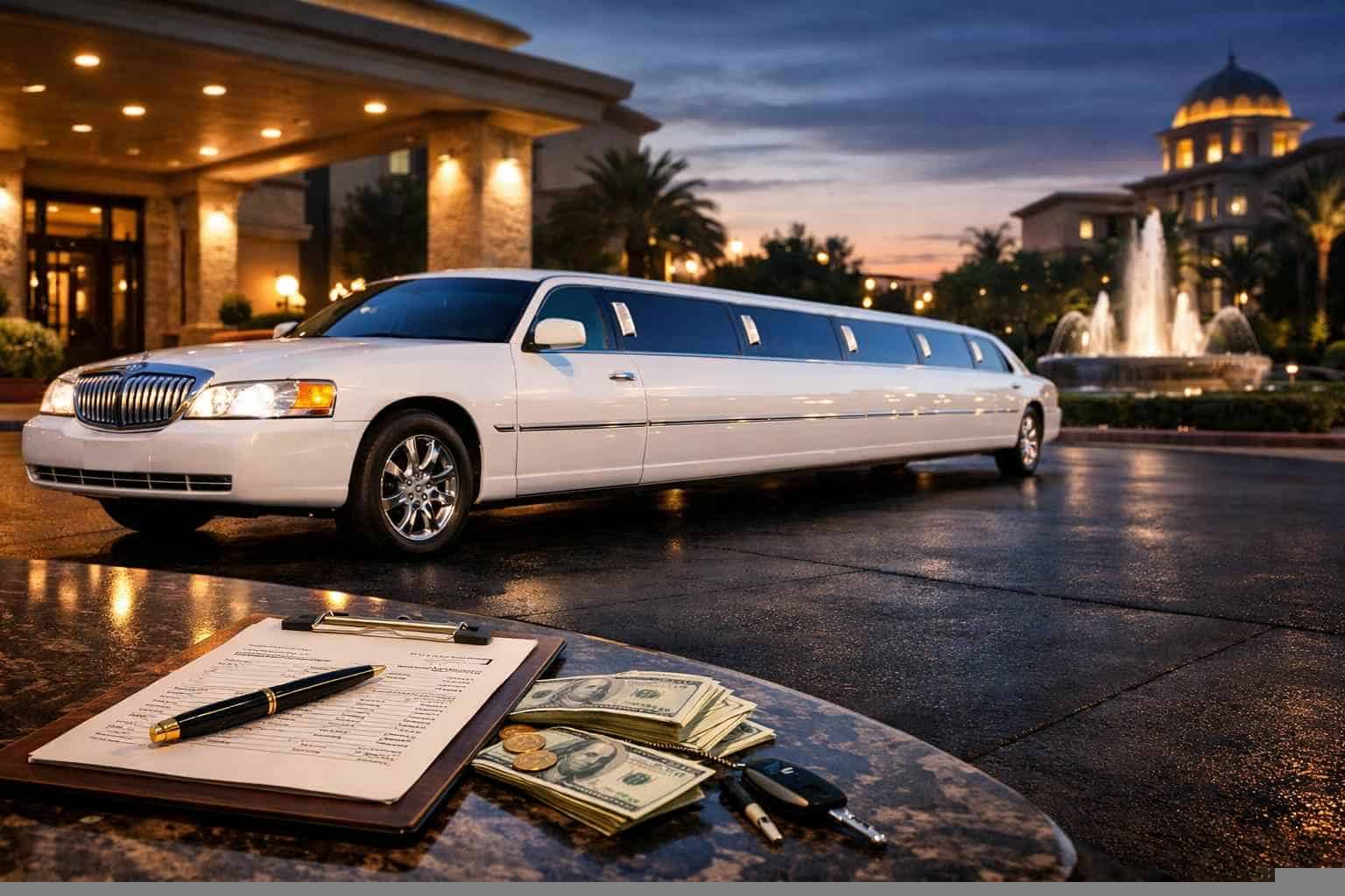 White Limo Rental Prices in Desoto TX