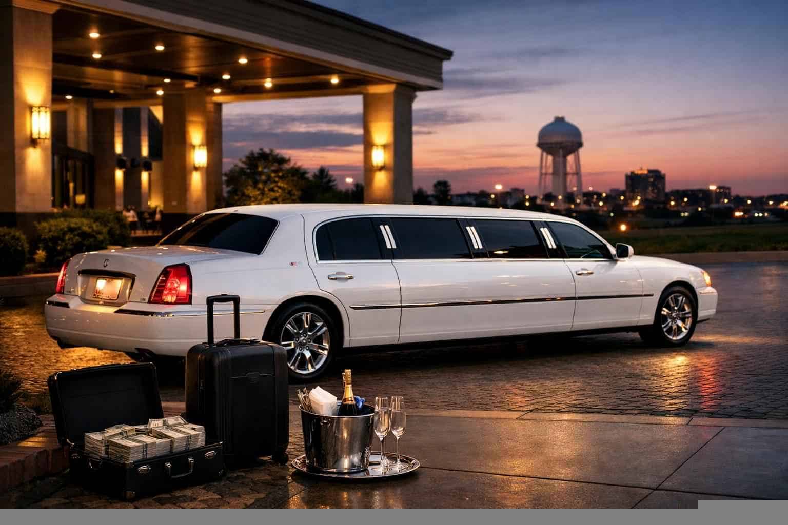 White Limo Rental Prices in Lancaster TX