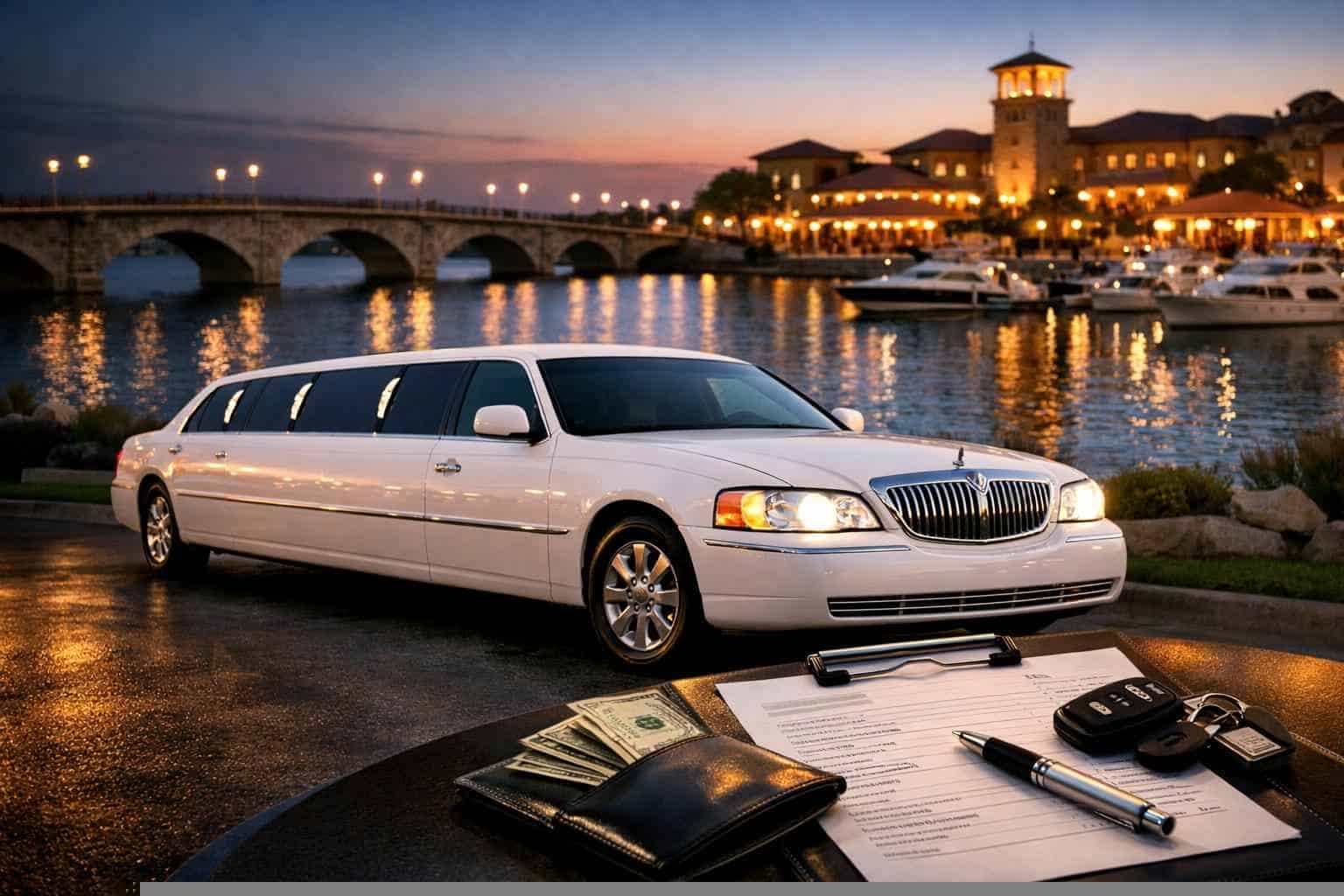 White Limo Rental Prices in Rockwall TX