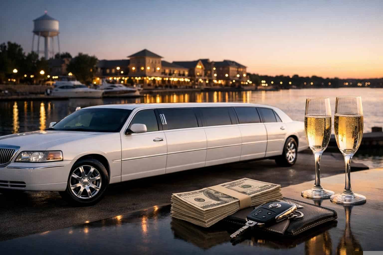 White Limo Rental Prices in Rowlett TX