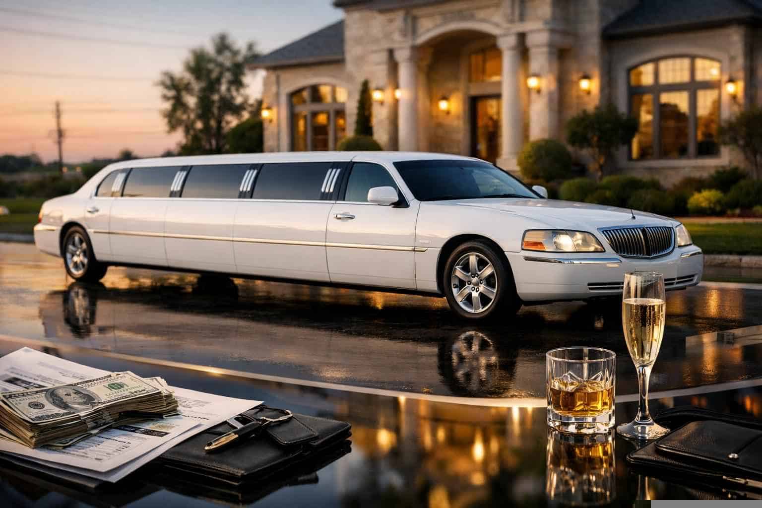 White Limo Rental Prices in Sachse TX