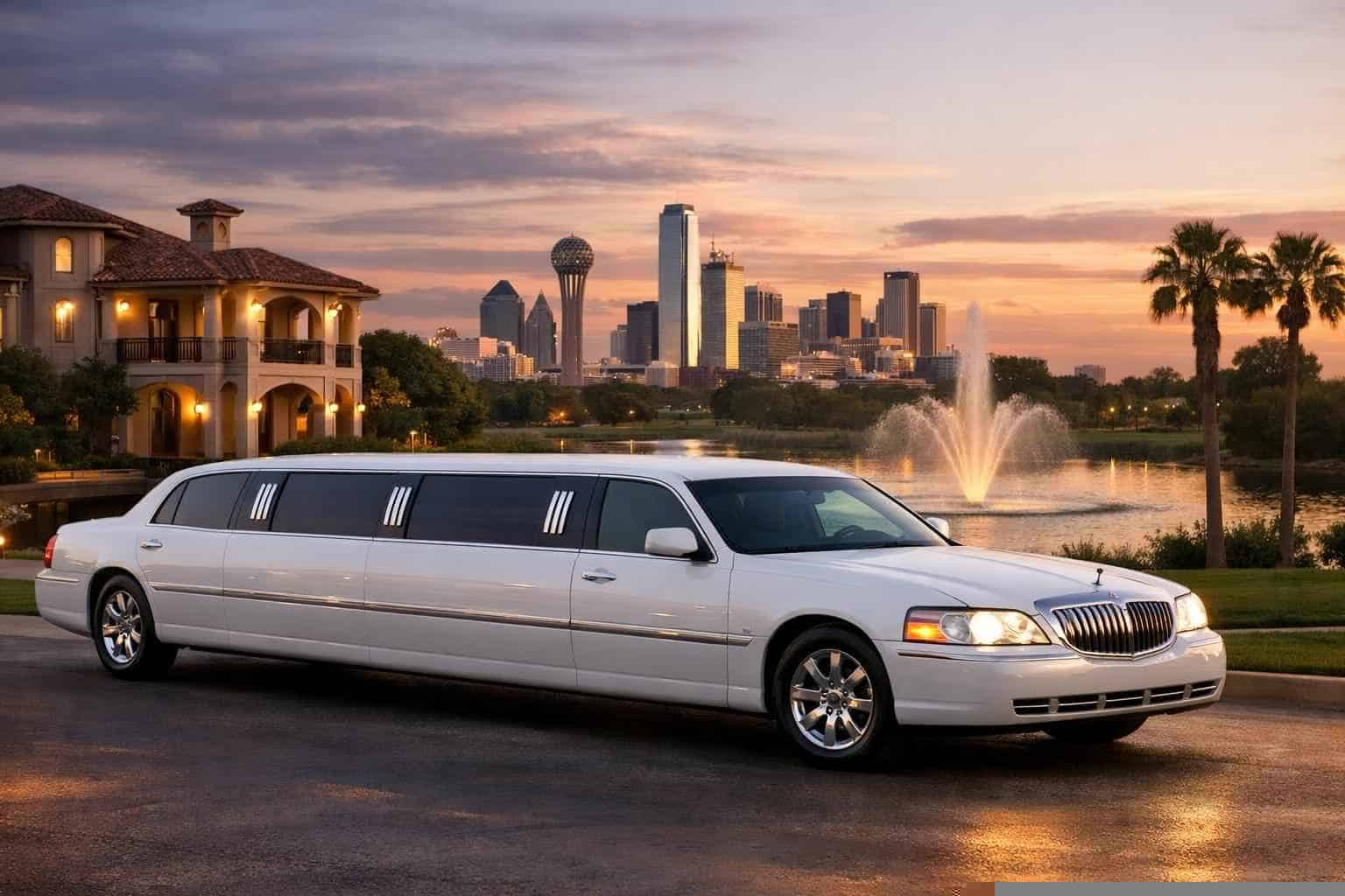 White Limo Rental Services in Balch Springs Texas