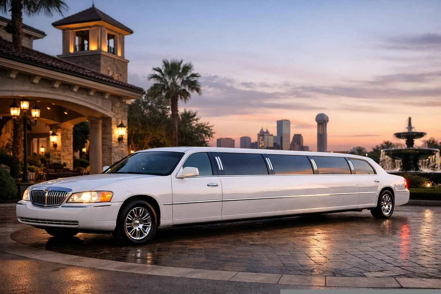 White Limo Rental Services in DeSoto Texas