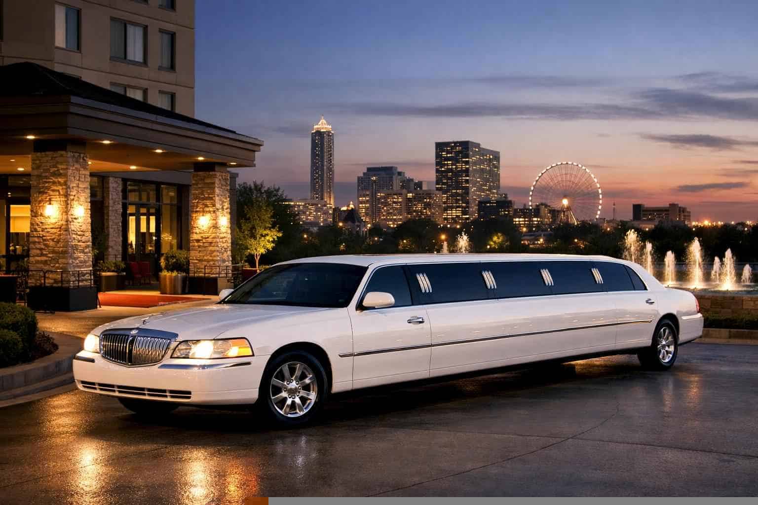 White Limo Rental Services in Garland Texas