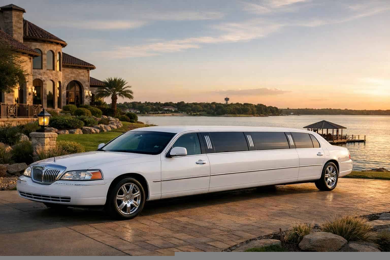 White Limo Rental Services in Little Elm Texas