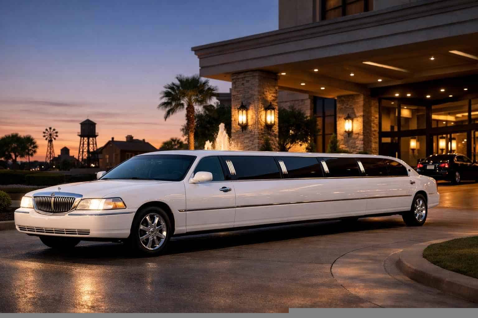 White Limo Rental Services in Mesquite Texas