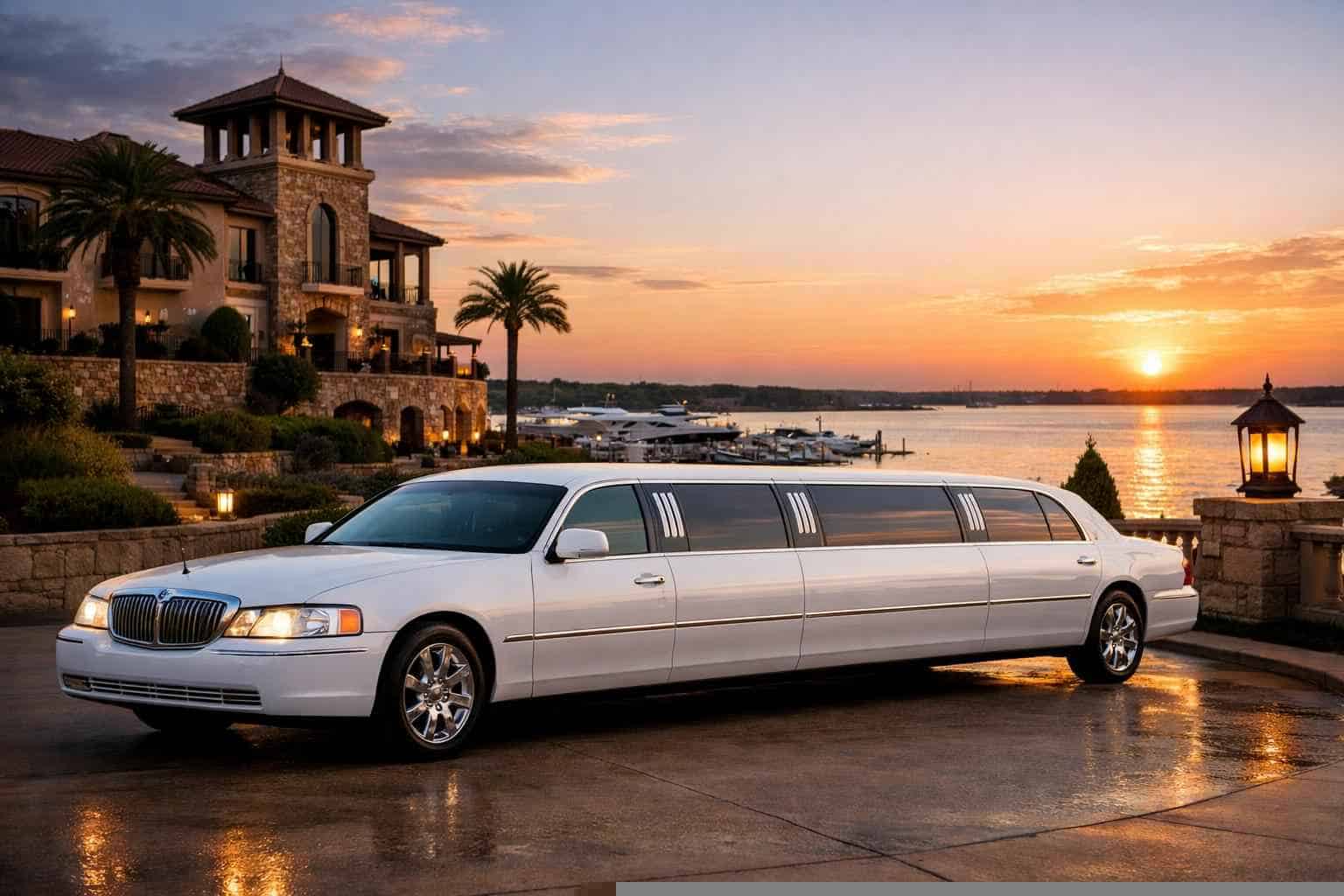White Limo Rental Services in Rockwall Texas