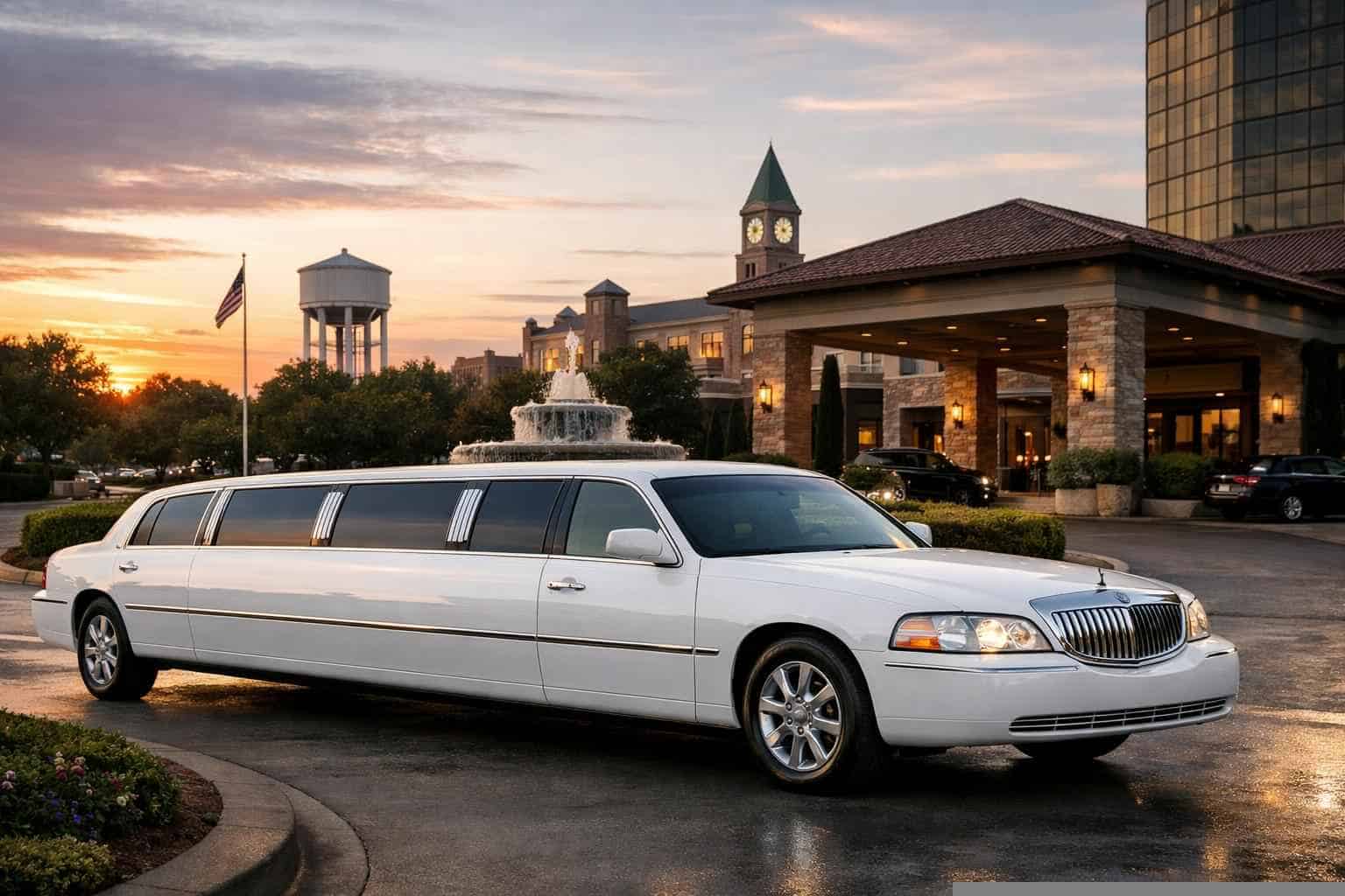 White Limo Service Garland TX
