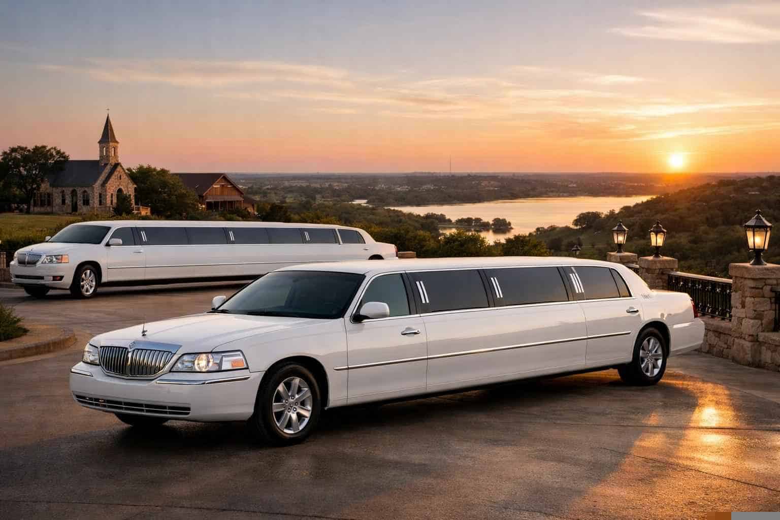 White Limousines in Cedar Hill Texas