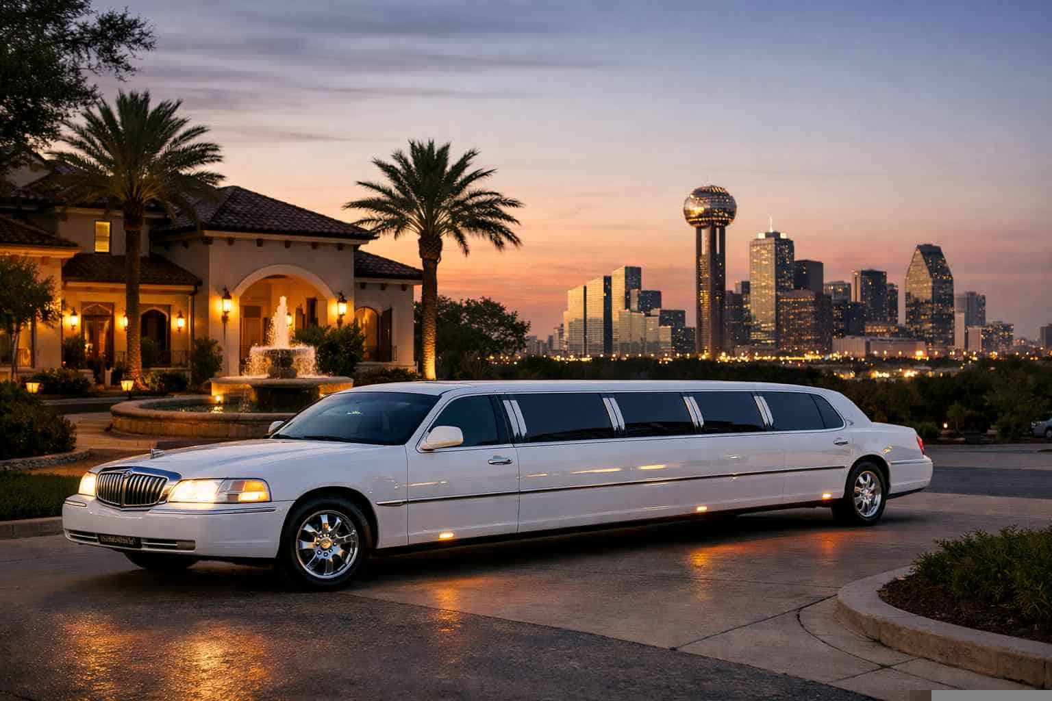 White Limousines in Desoto Texas