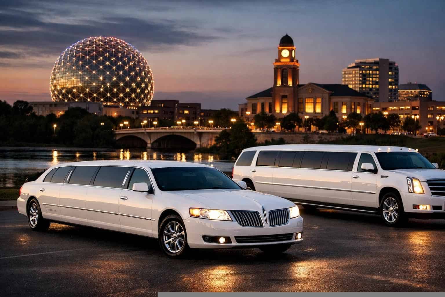White Limousines in Garland Texas
