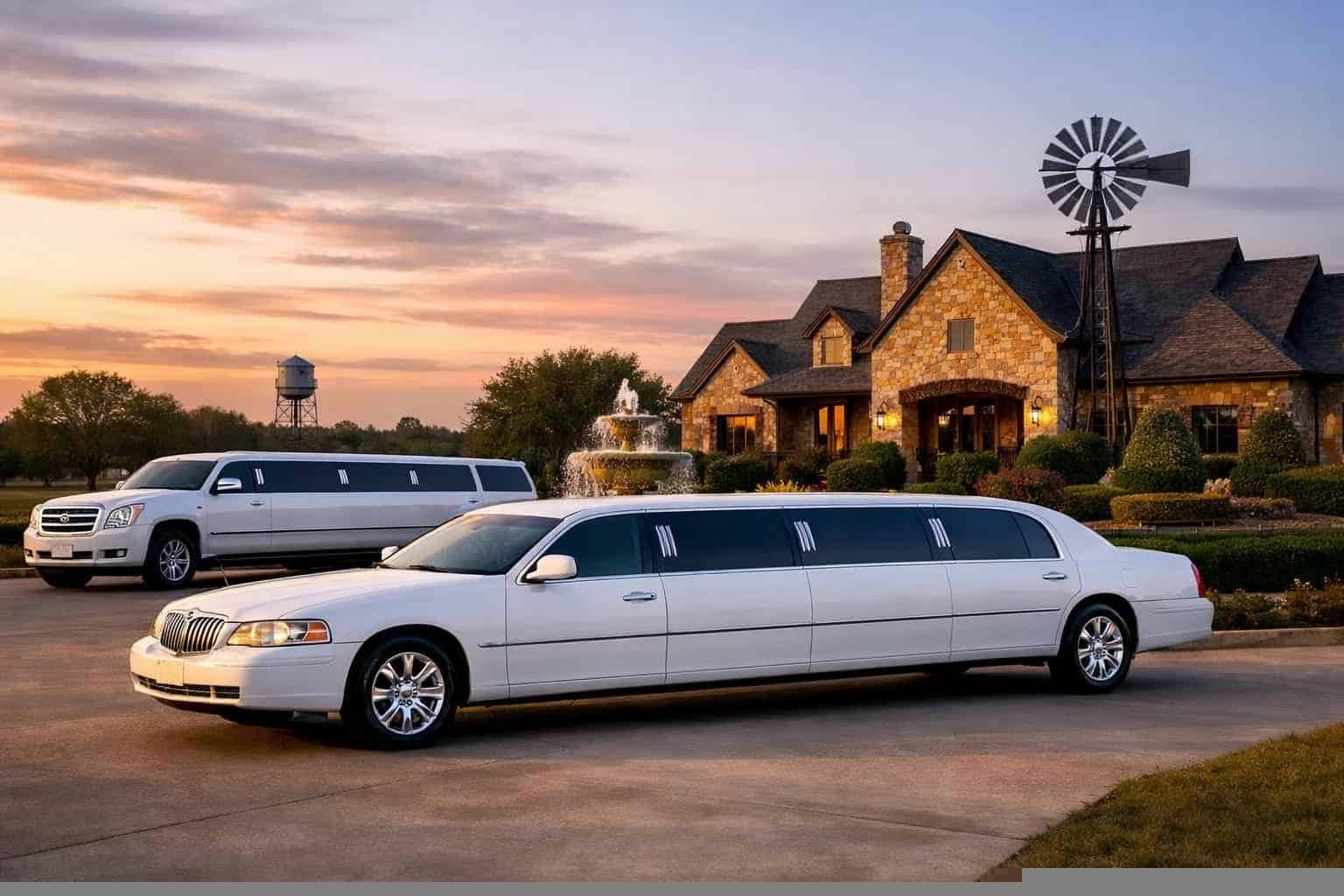 White Limousines in Sachse Texas