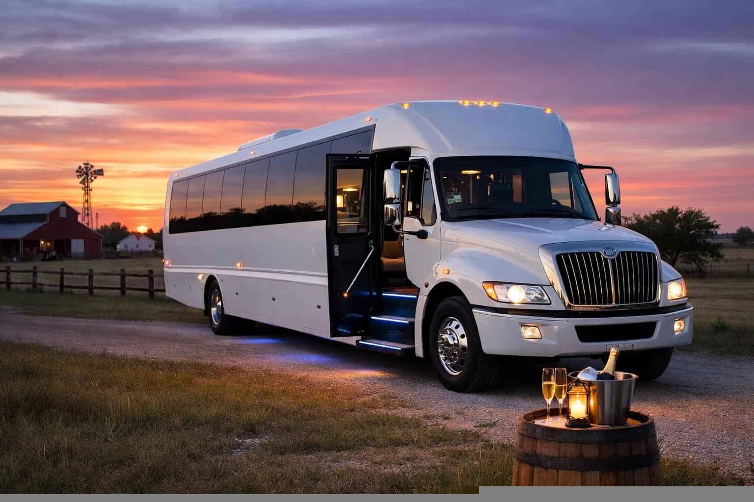 White Party Bus Rental Celina TX