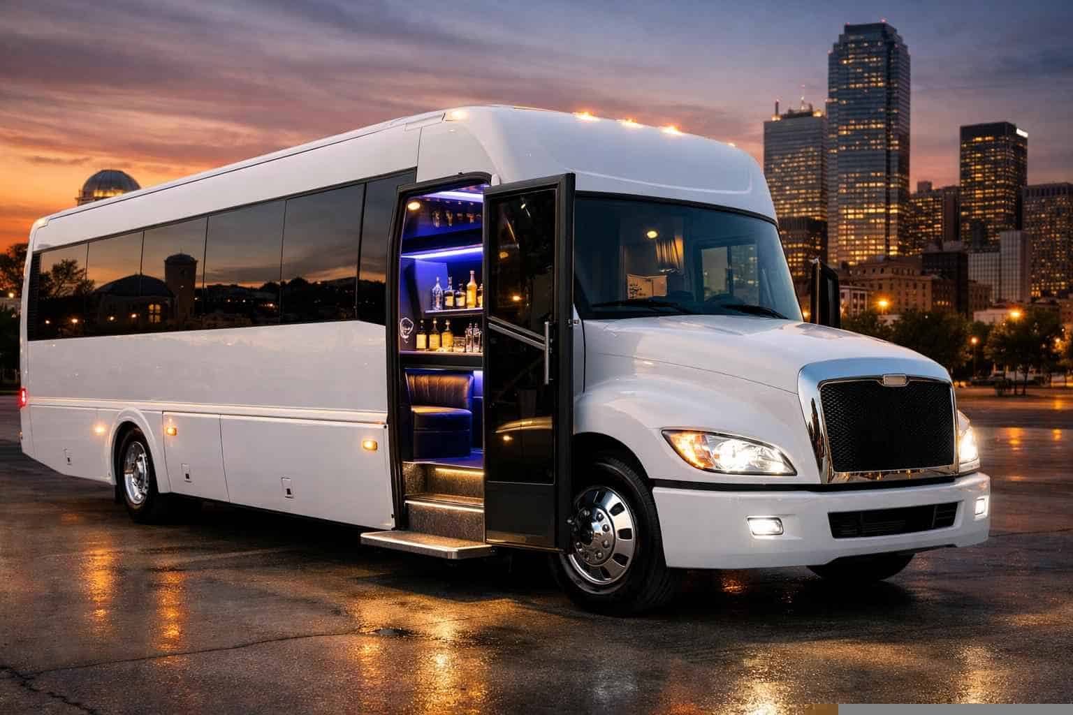 White Party Bus Rental Duncanville TX