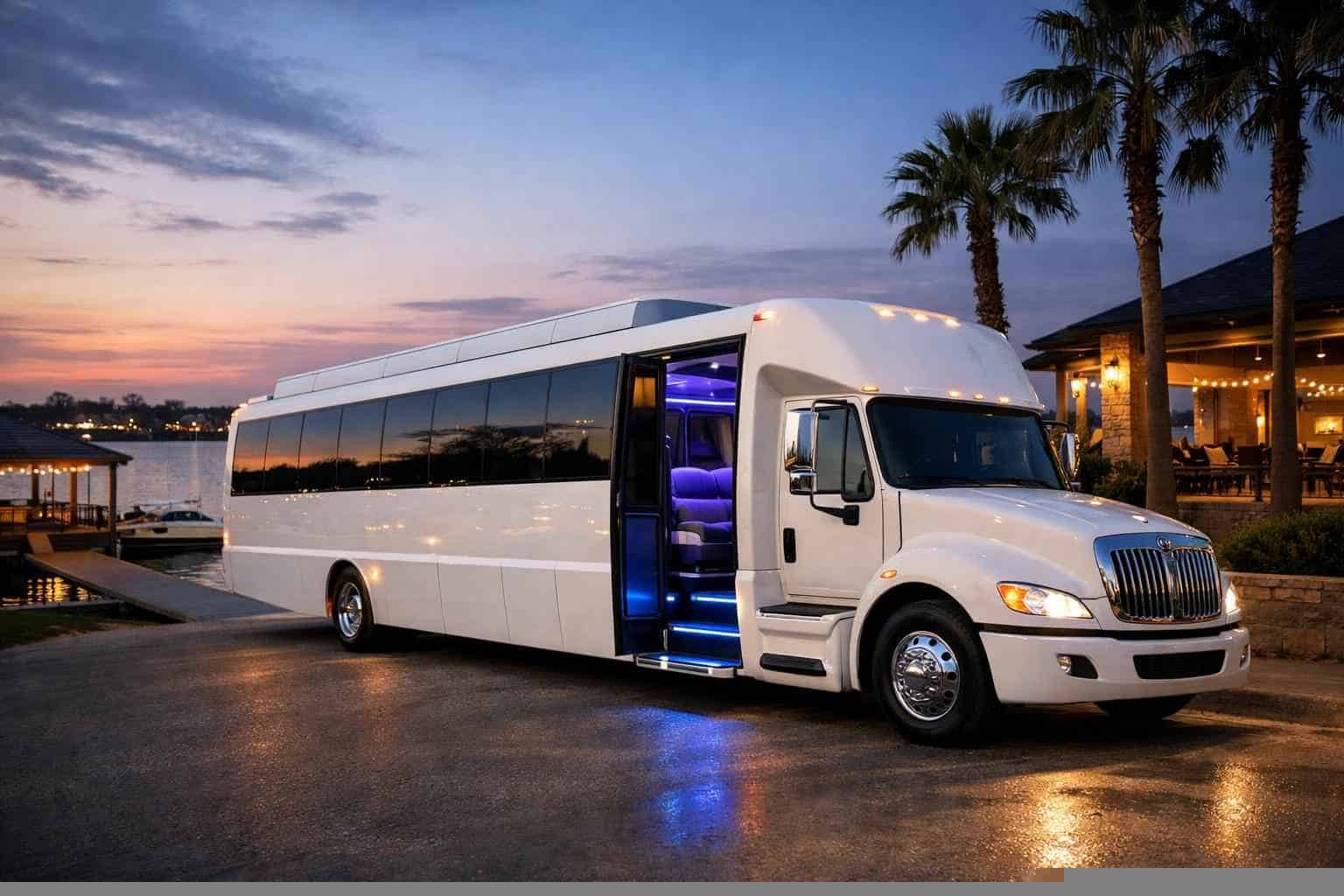 White Party Bus Service Little Elm TX