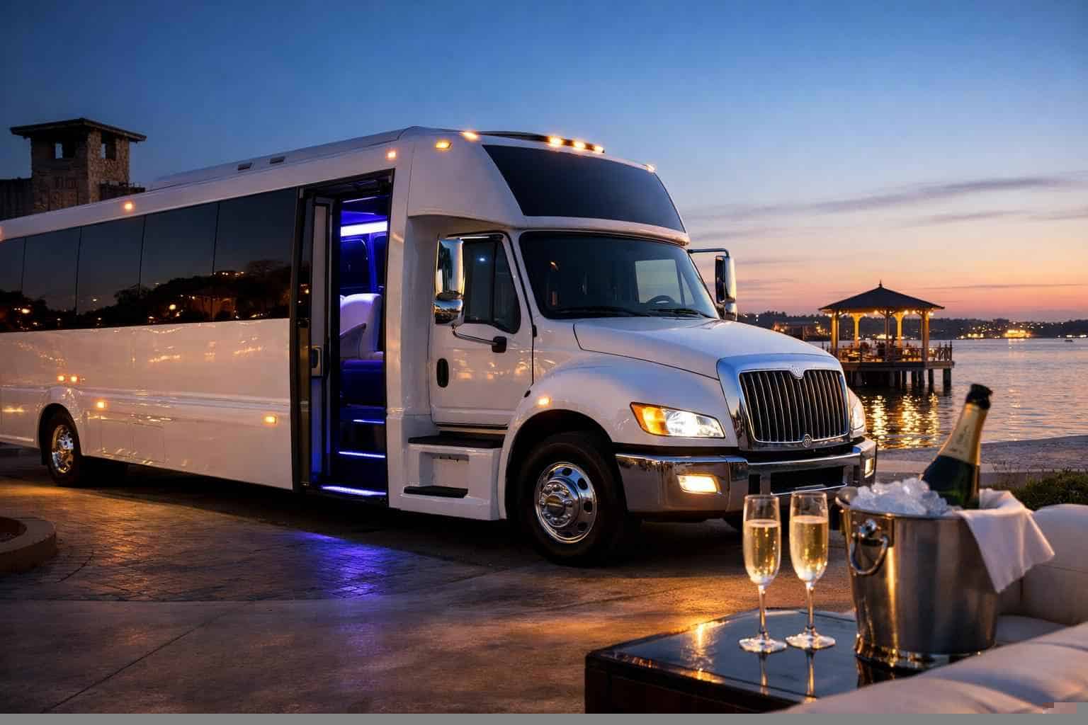 White Party Bus Service Rockwall TX