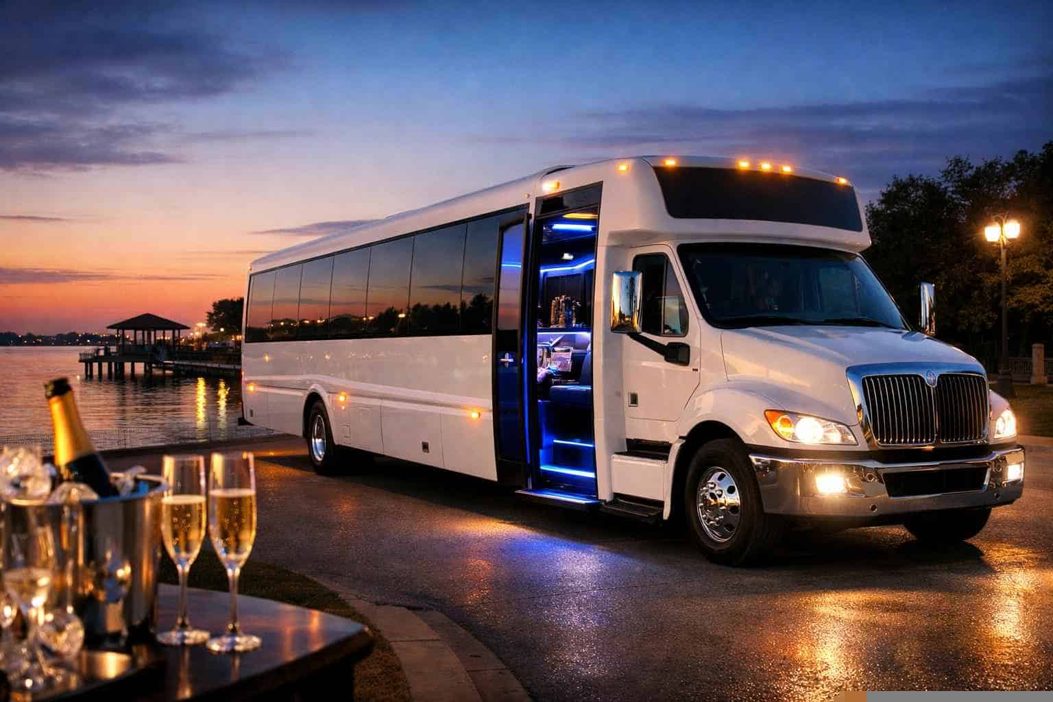 White Party Bus Service Rowlett TX
