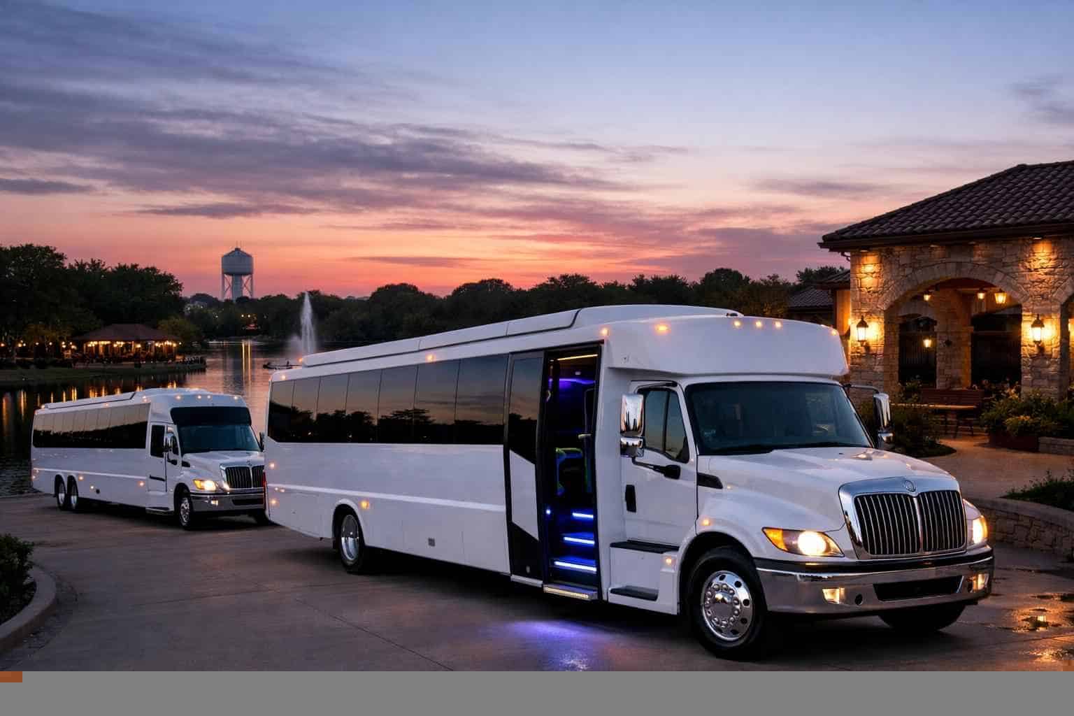 White Party Buses In Balch Springs Texas