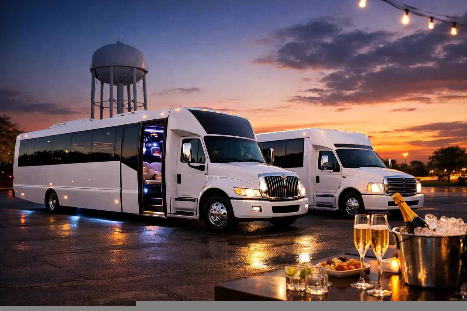 White Party Buses in Desoto Texas