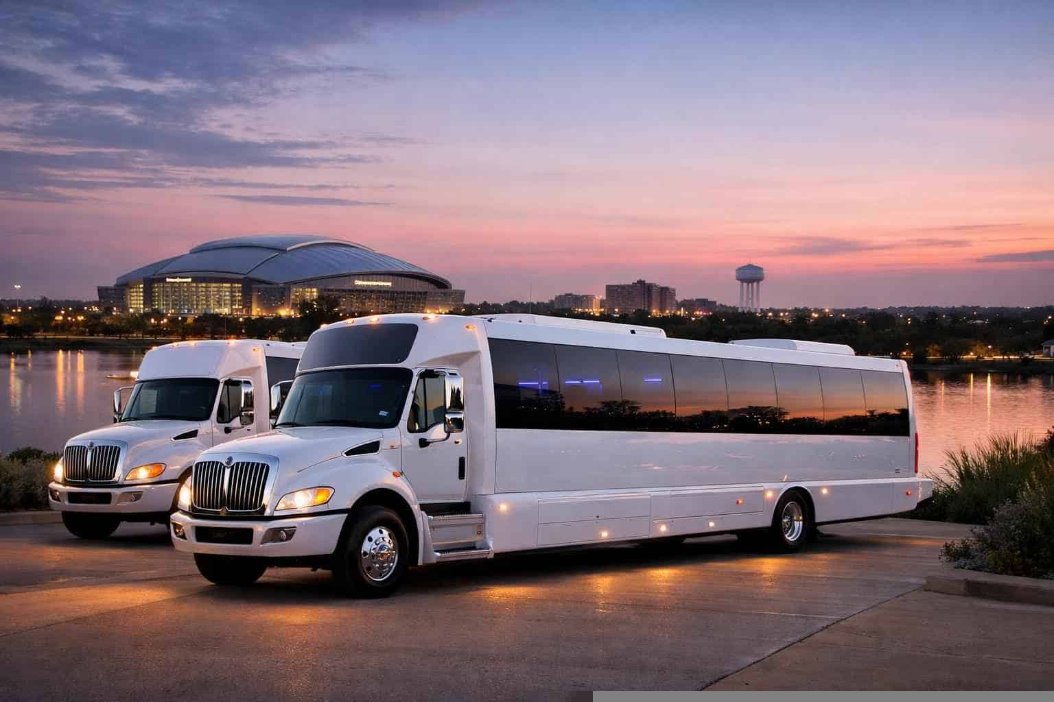 White Party Buses in Grand Prairie Texas