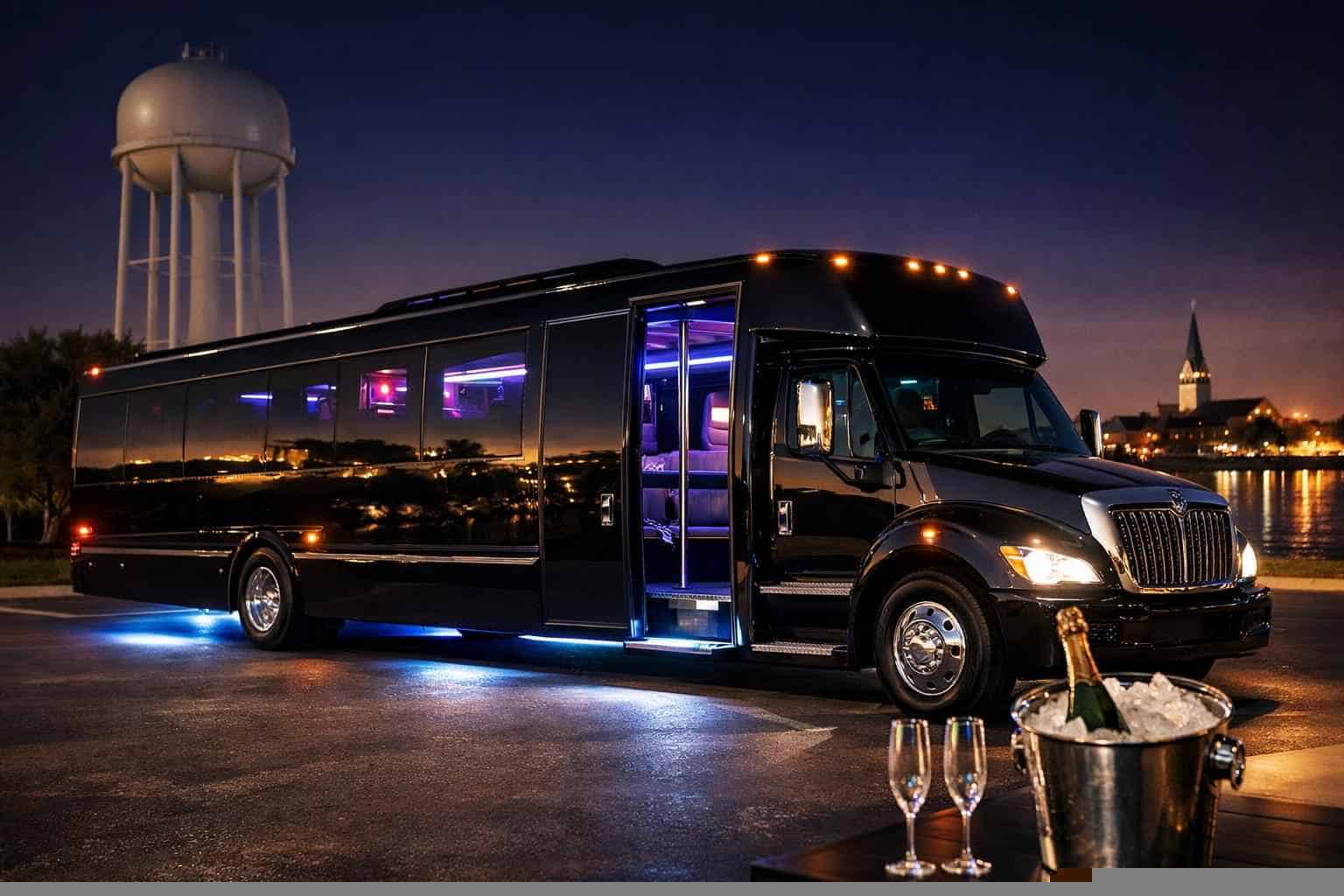 Wylie Texas Black Party Bus Rental